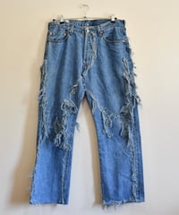 Needle punch remake denim