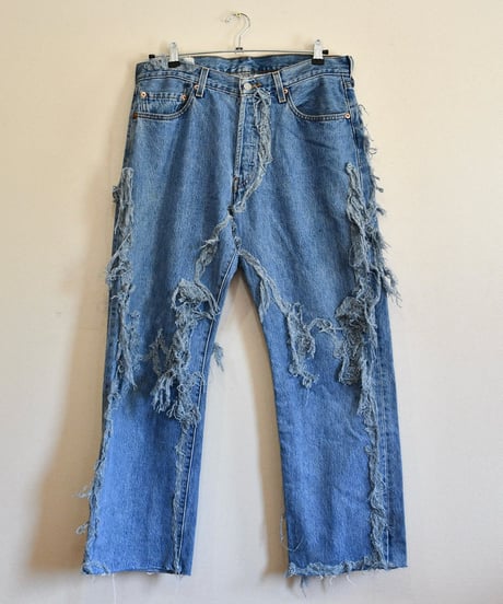 Needle punch remake denim