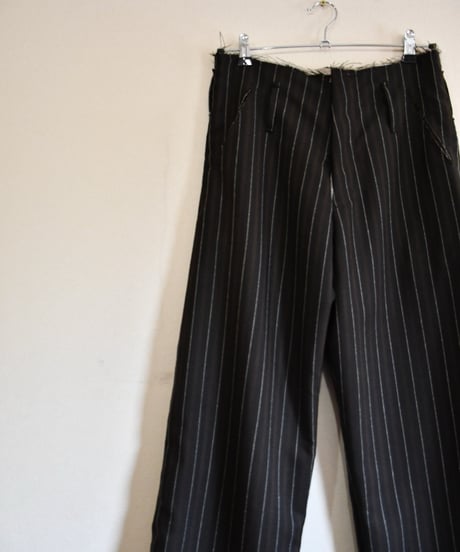 Deadstock suit fabric cut off  slacks