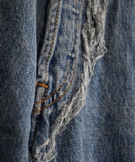 Needle punch remake denim