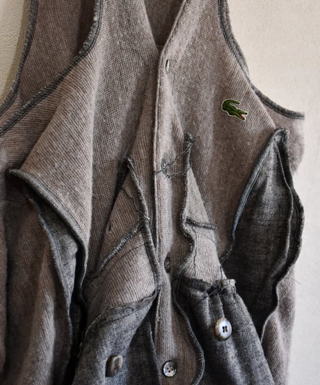Remake Cut Shoulder Cardigan Jacket