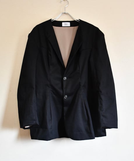 Cotton twill minimal jacket
