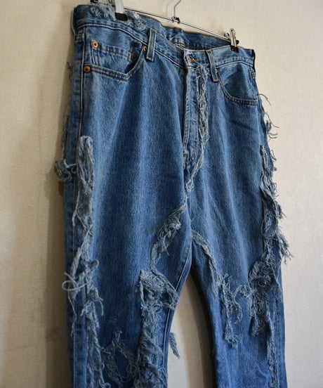 Needle punch remake denim