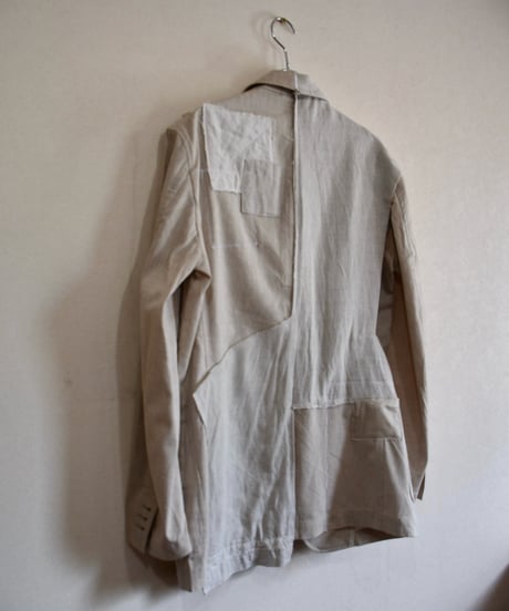 Remake Patchwork Linen Jacket