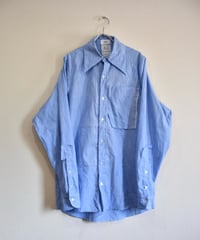 Wrinkled Blue Stripe Shirt