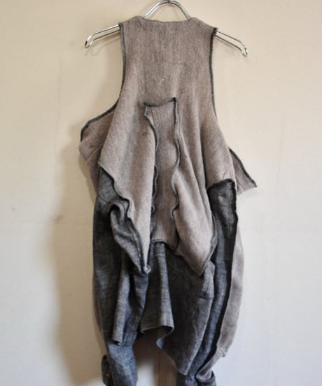 Remake Cut Shoulder Cardigan Jacket