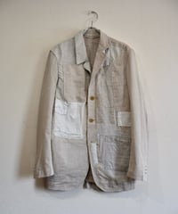 Remake Patchwork Linen Jacket