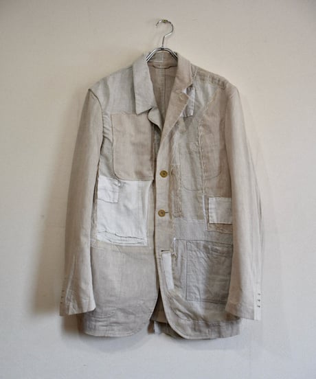 Remake Patchwork Linen Jacket