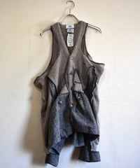 Remake Cut Shoulder Cardigan Jacket