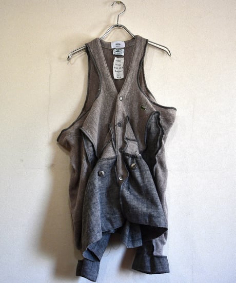 Remake Cut Shoulder Cardigan Jacket