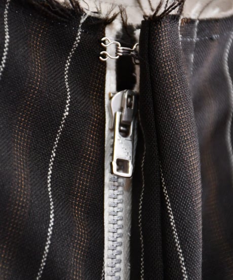 Deadstock suit fabric cut off  slacks