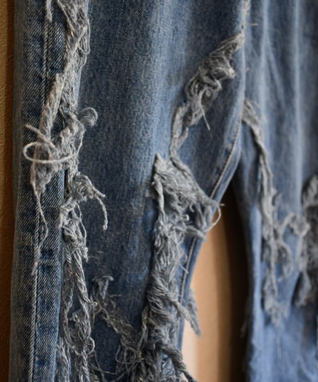 Needle punch remake denim