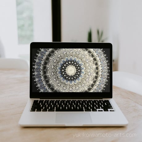 【壁紙】曼荼羅アート「感謝」スマホ待ち受け｜【Wallpaper】Mandala art "Appreciation" for smart phone wallpaper