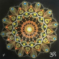 【壁紙】曼荼羅アート「吉兆」スマホ待ち受け｜【Wallpaper】Mandala art "Auspicious for smart phone wallpaper