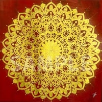 【壁紙】曼荼羅アート「太陽礼拝」スマホ待ち受け｜【Wallpaper】Mandala art "Sun Sultation" for smart phone wallpaper