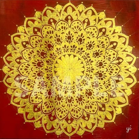 【壁紙】曼荼羅アート「太陽礼拝」スマホ待ち受け｜【Wallpaper】Mandala art "Sun Sultation" for smart phone wallpaper