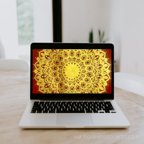 【壁紙】曼荼羅アート「太陽礼拝」スマホ待ち受け｜【Wallpaper】Mandala art "Sun Sultation" for smart phone wallpaper