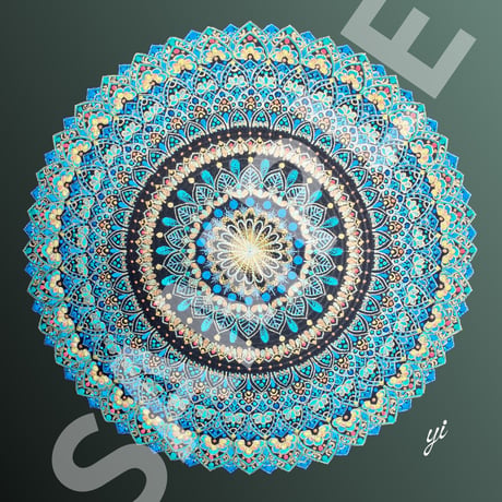 【壁紙】曼荼羅アート「恩寵」スマホ待ち受け|【Wallpaper】Mandala art ”Grace" for smartphone wallpapers
