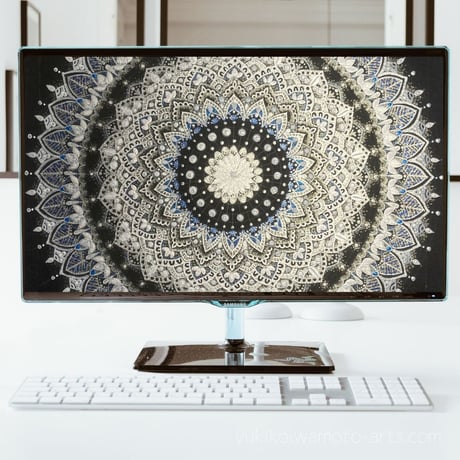 【壁紙】曼荼羅アート「感謝」スマホ待ち受け｜【Wallpaper】Mandala art "Appreciation" for smart phone wallpaper