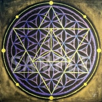 【壁紙】フラワー・オブ・ライフとマカバのスマホ待ち受け｜【Wallpaper】Flower of life and Merkab for Smart phone wallpaper