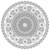 曼荼羅アート塗り絵「Joy（喜び）」コロリアージュ| Mandala coloring "Joy"
