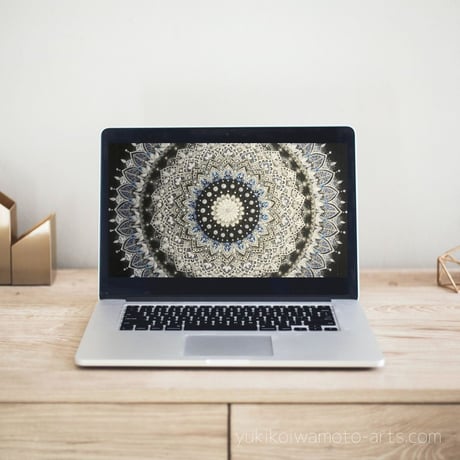 【壁紙】曼荼羅アート「感謝」スマホ待ち受け｜【Wallpaper】Mandala art "Appreciation" for smart phone wallpaper