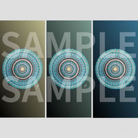 【壁紙】曼荼羅アート「恩寵」スマホ待ち受け|【Wallpaper】Mandala art ”Grace" for smartphone wallpapers