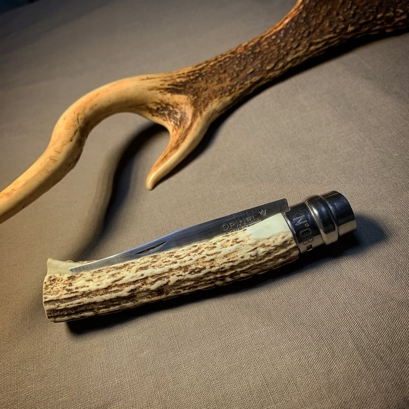 アンティーク ドイツ ゾーリンゲン 鹿の角のナイフ、フォーク アウトドアに ゾーリンゲン カービングナイフセット 鹿の角のナイフ - メルカリ