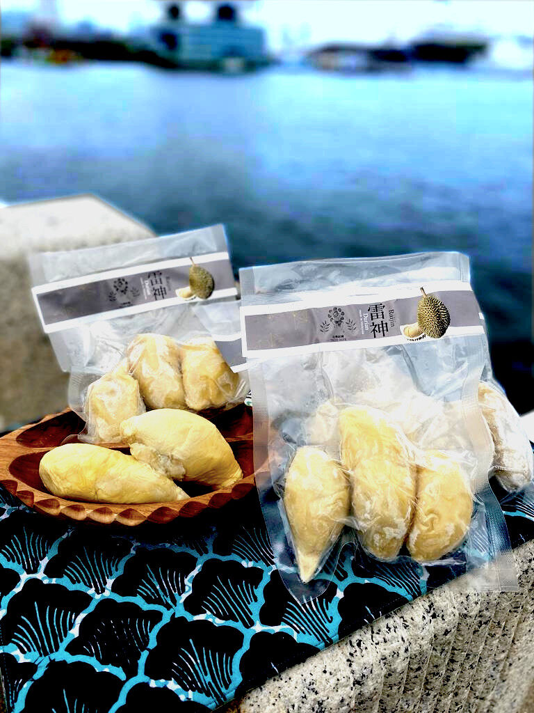 マレーシア産冷凍ドリアン「雷神」200g（送料無料 ※沖縄・離島を除く