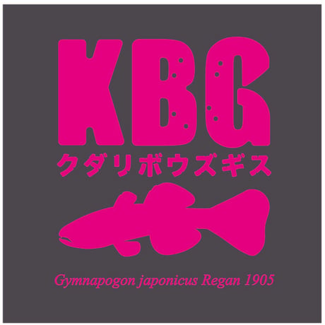 KBGシャツ（チャコール×ピンク）