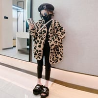レオパード柄ボアジャケット