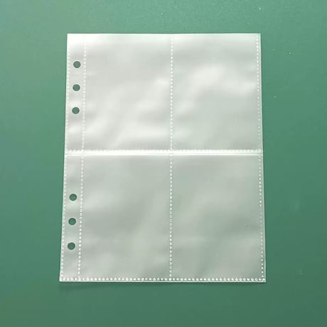 【即納】A5ジッパー付きクリアバインダー