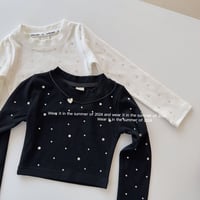 ストーンショート丈Tシャツ