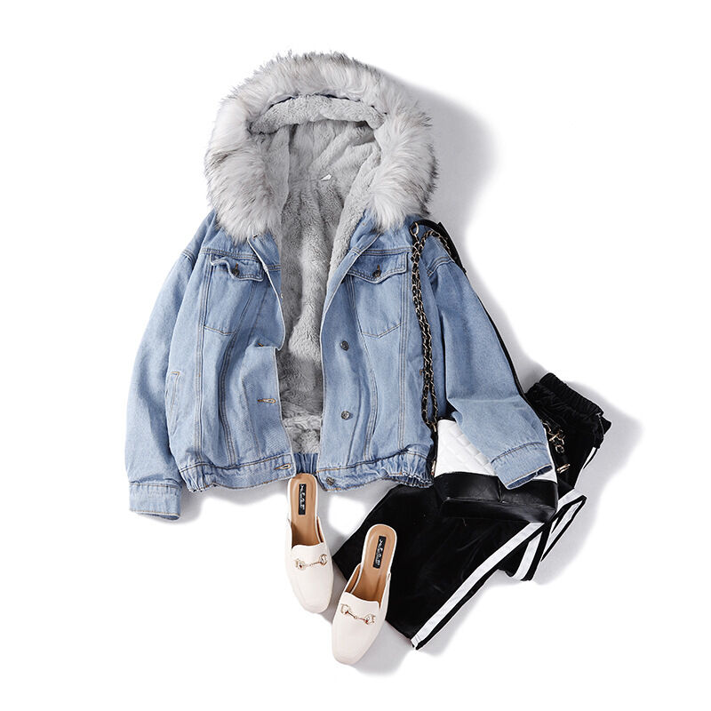 レディース】ファーデニムジャケット | select shop Lica.