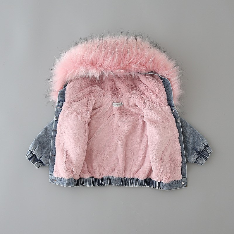 キッズ】ファーデニムジャケット | select shop Lica. キッズ】ファーデニムジャケット | select shop Lica.