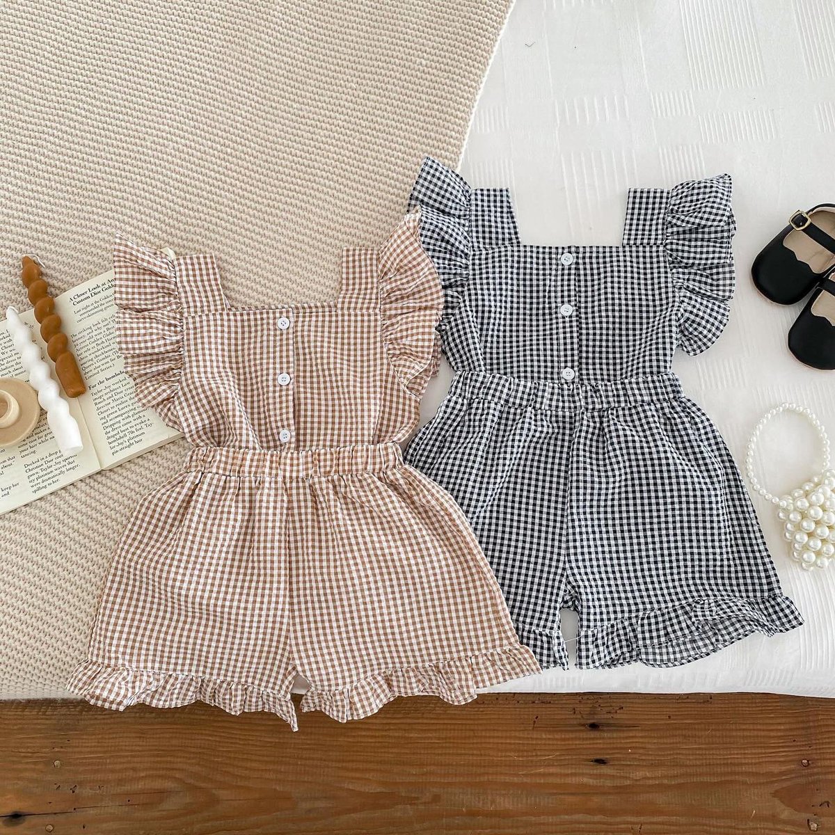 ギンガムチェックセットアップ | select shop Lica. ギンガムチェックセットアップ | select shop Lica.