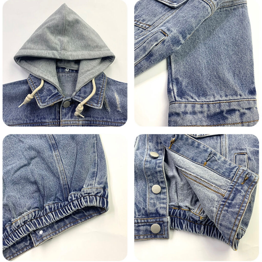 フード付きデニムジャケット | select shop Lica. フード付きデニムジャケット | select shop Lica.