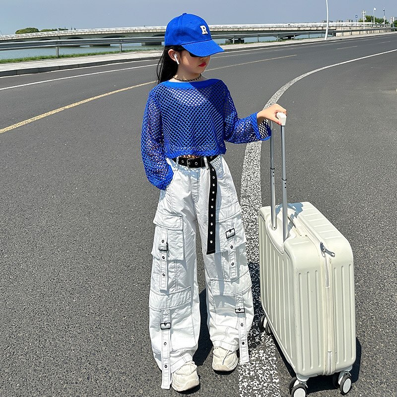 ARCHIVIO メッシュ長袖トップスとスカートのセットアップ ARCHIVIO メッシュ長袖トップスとスカートのセットアップ