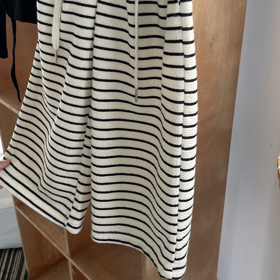ボーダー柄ワイドパンツ | select shop Lica.