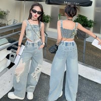 サマーデニムセットアップ