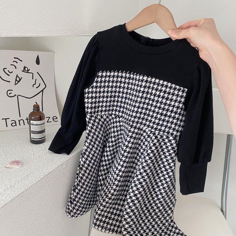 千鳥柄ワンピース | select shop Lica. 千鳥柄ワンピース | select shop Lica.