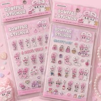 エスターバニーマシュマロステッカー 2セット