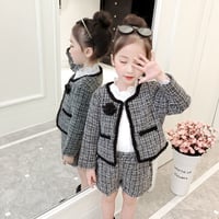 ツイード柄セットアップ