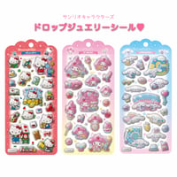 サンリオキャラクターズ ドロップジュエリーシール
