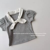 ドットリボンガーリートップス