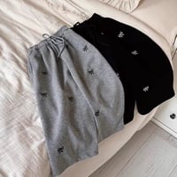 リボンワイドパンツ