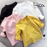 無地長袖Tシャツ
