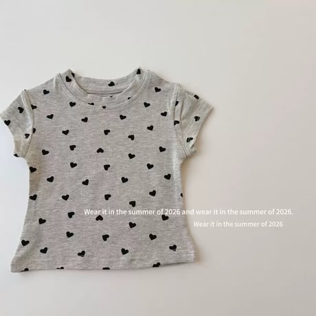 ミニハートデザインTシャツ