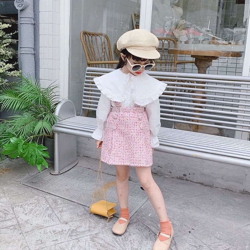 ピンクツイードスカートブラウスセット | select shop Lica. ピンクツイードスカートブラウスセット | select shop Lica.
