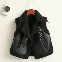 ボアレザーベスト